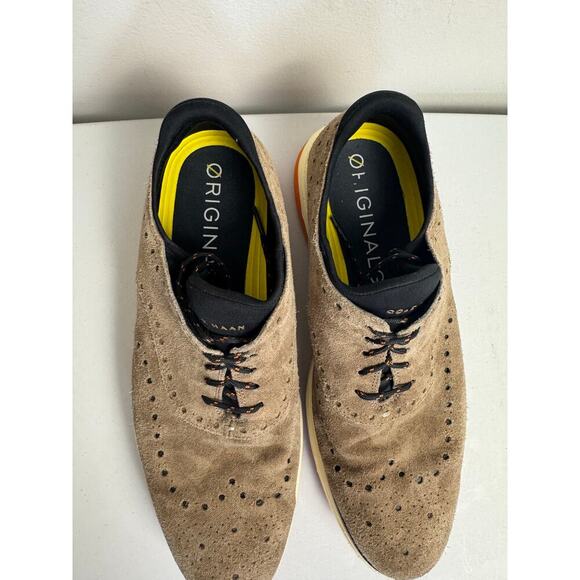COLE HAAN ORIGINALGRAND ULTRA WING OX BROWN NUBUCK C32069 US SIZE 11 1/2M SHOE - Picture 3 of 9